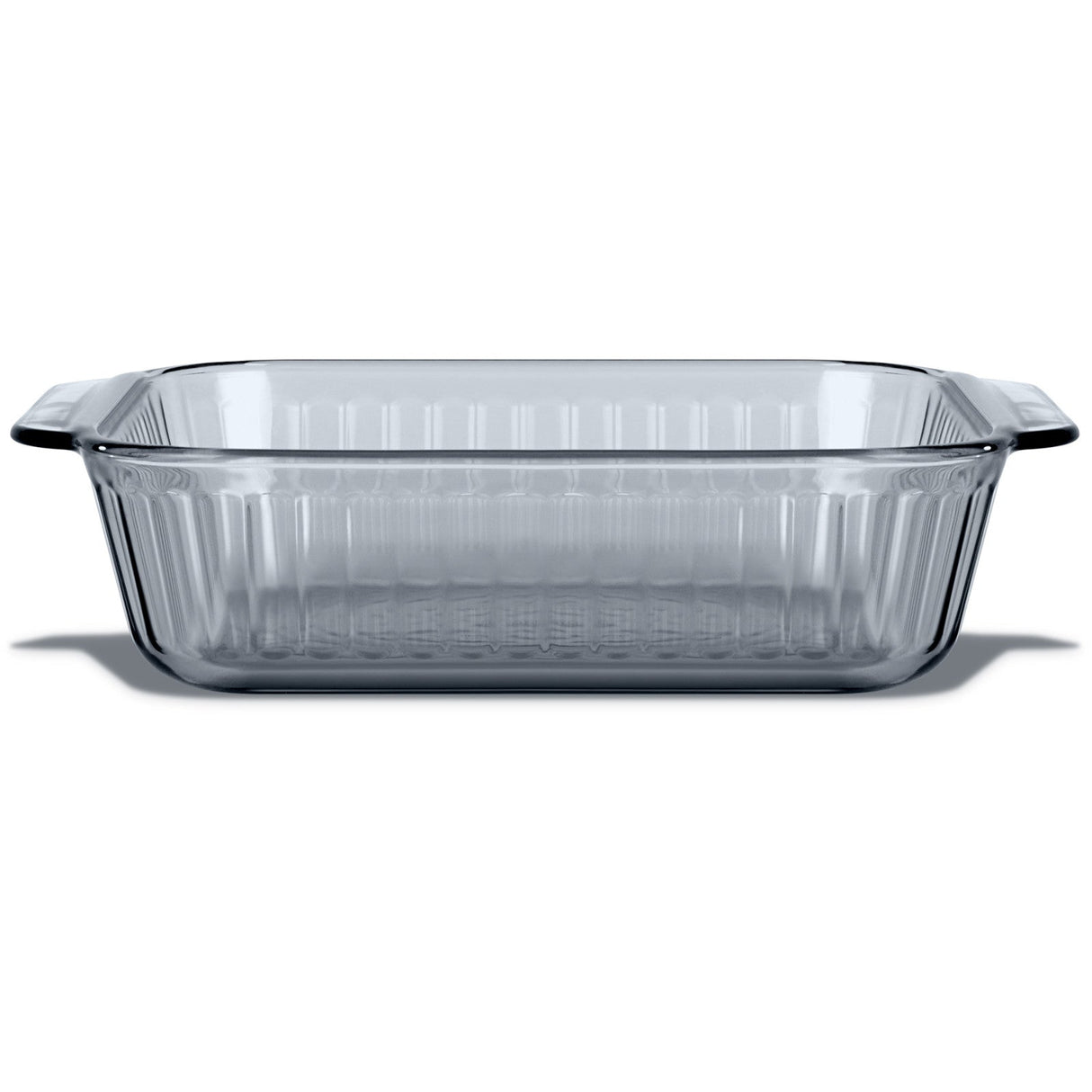 Sculpted Tinted Colors 8" Square Baking Dish, Smoke
