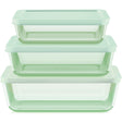 Simply Store Tinted 6-pc Green Rectangle Storage Set