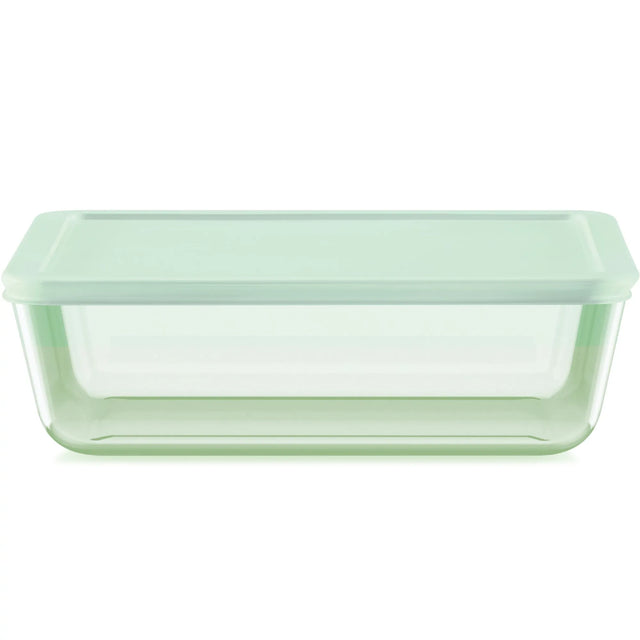 Simply Store® Tinted 11-cup Round Storage with Green Plastic Lid