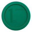 1-qt Round Mixing Bowl Plastic Cover, Green
